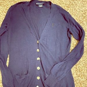 Ralph Lauren Navy Blue Cardigan